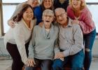 Joyce Anderson’s family rallied around her throughout her journey with Alzheimer’s, supporting her with music, laughter and love until the end of her life on Jan. 12, 2023. Pictured, front row from left: daughter Becky (Anderson) Brown; Joyce and her husband of 56 years, Dave. Back: son Rick Anderson, daughter Jodi (Anderson) Schultz, son Mark Anderson, daughter Kristi (Anderson) Abbott. (Submitted photo)