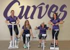 The staff at Staples Curves include, from left, Mary Osborn-Whitney, Rebecca Soukup, Jeanette Evans and owner Autumn Pechan. (Submitted photo)
