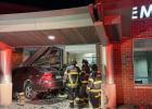 Submitted photo from the vehicle crash at the Lakewood Health system emergency room.
