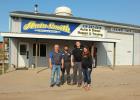AutoSmith, with shops located in Ironton and McGregor, has recently opened in Motley. Owned by Dustin and Julie Smith of Ironton, AutoSmith is located at 65 Cemetery Road, just off of Hwy 10 South in Motley. Pictured above, from left, are Jason Franzen, Service Manager; Clint Tienter, technician; and Dustin and Julie Smith. (Staples World photo by Dawn Timbs)