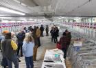Neighbors and Cass Crest hog barn partners mingled at an open house for the facility held Dec. 16. A steady crowd came by to check out the new facility, which should start feeding hogs in January. (Staples World photo by Mark Anderson)