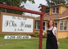 Lisa Flansburg, owner operator of ‘The Best Little Hair House in Motley’ stands outside of her shop located at 710 Hwy 10 South. The beauty salon opened August 9. (Staples World photo by Dawn Timbs)