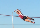 Staples Motley pole vaulters Millie Klefsaas (left) and Max Giza (right) reached dazzling heights at the state track and field meet.