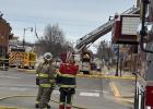 Tom Crawford of Staples, former editor at the Staples World, was at the scene of the downtown fire in Staples the morning of Feb. 28, and captured some photos. (Submitted photos by Tom Crawford)