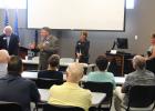 Mike, Burl, Mary and Kris Ives share their plans to build the Timberlake Hotel in Staples.