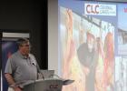 David Endicott, CLC Dean, talks about the upcoming meat cutting program that will start in the fall at the Staples campus. (Staples World photo by Mark Anderson)