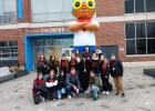 Staples-Motley High School music students had the opportunity to see a few tourist sites during their recent Music Tour. Pictured above at Navy Pier in Chicago are, from left, front row: Cecily Moe, Sabina Moe, Natalie Miller, Luke Bates, Gabe Kroll. Middle: Macy Knudson, Walker Johnson, Skyler Self, Meghan Vanalst, Kyra Stangle, William Dolezal, Amanda Carter, Jaden Johnson. Back row: Rylee Nielson, AJ Nienow, Zachary McIlravy. (Submitted photo)