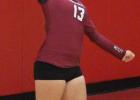 Strong serve Jenna Trantina had a good serving game against B-H with four ace serves.