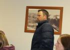 Scott Sadusky, with Cities to Lakes Inspection Services, introduced himself to the Motley City Council at their regular meeting April 10. The council subsequently hired him as the city’s new building inspector, pending attorney approval.