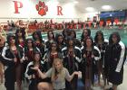 The Staples-Motley swim team poses for a photo before the Park Rapids Invite. (Submitted photo)