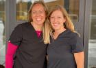 Stephanie Parrish (left), owner of Up North Eye Care and Sara Hooge, owner of Northern Hope Veterinary Care, recently opened their new businesses located  at 775 Buckskin Ave. West in Pillager. They will hold an open house on Saturday, Oct. 31, from 3 - 6 p.m. (Submitted photos)