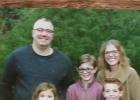 Matthew Heier, a 1999 graduate of Staples-Motley High School, was recently appointed to the Minnesota State High School League. He is pictured with his wife, Sally, and their children Tay, Kyce, Jaya and Ady. The Heiers reside in Little Falls, where they are active at  their church; and enjoy sports and other fun events as a family. (Submitted photo)