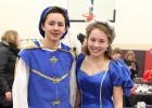 At the last Madrigal Dinner held in 2014, Noah Han escorted Katie Benson as part of the King’s Royal Court. As  seniors this year, they a long with students in grades 8 -12 will welcome guests to the King’s Madrigal celebration at Staples-Motley High School, Dec. 3 and 4. (Submitted photo)